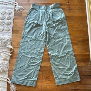 Everlane Green Pleated Trouser US M